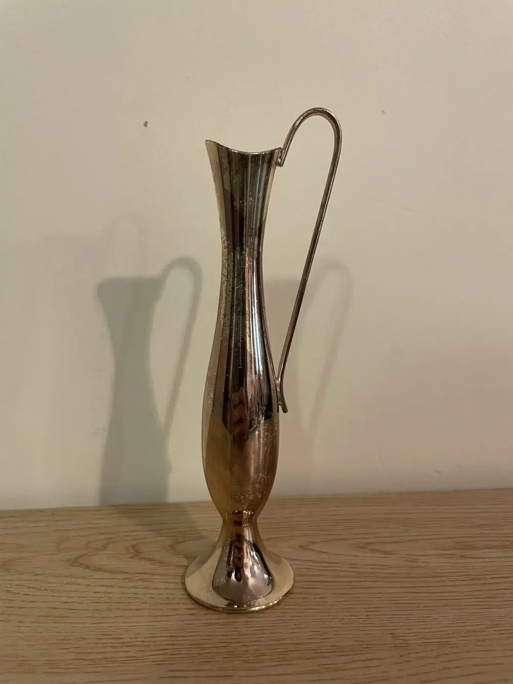 Vintage 6.5” WMF Silverplated Silverplate Pitcher Style Bud Vase